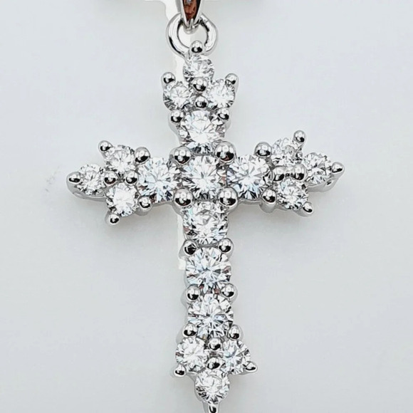 925 Sterling Silver Cubic Zircon Pendant for Women/Girls, US925P1103 - Picture 7 of 9